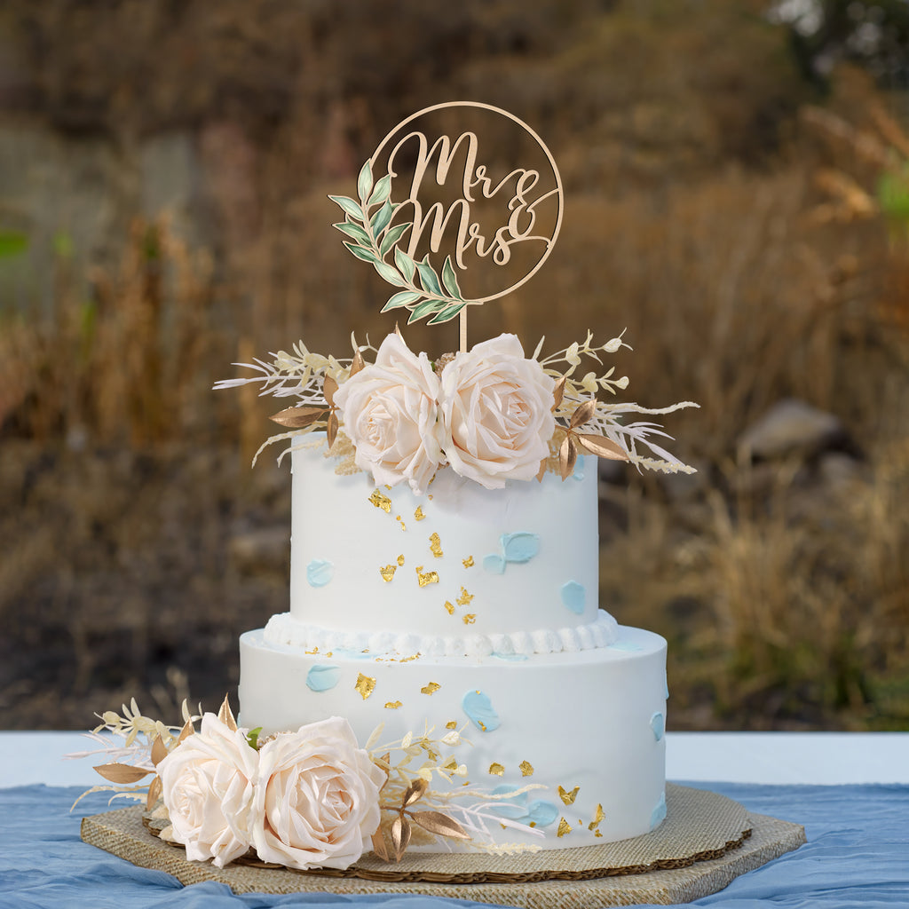 Party to Be Flower Cake Topper Handmade Artificial Large Blush Pink ...